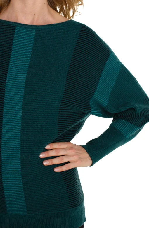 BOAT NECK DOLMAN SWEATER
