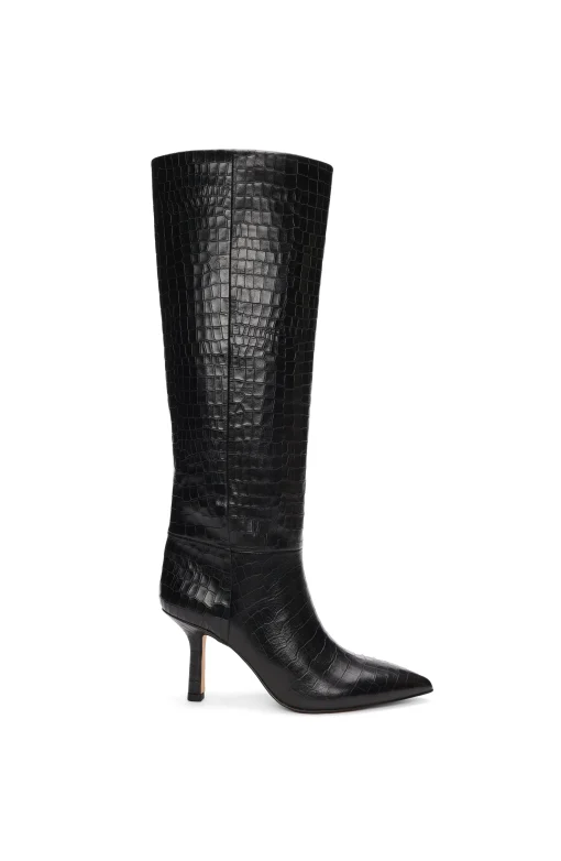 BRYN MAX CALF TWO-TONE LEATHER BOOT
