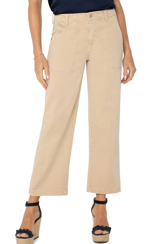 CARGO WIDE LEG CROP