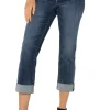 CHARLIE CROP WIDE ROLLED CUFF