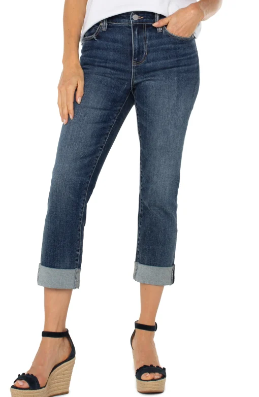 CHARLIE CROP WIDE ROLLED CUFF