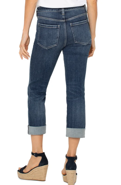 CHARLIE CROP WIDE ROLLED CUFF