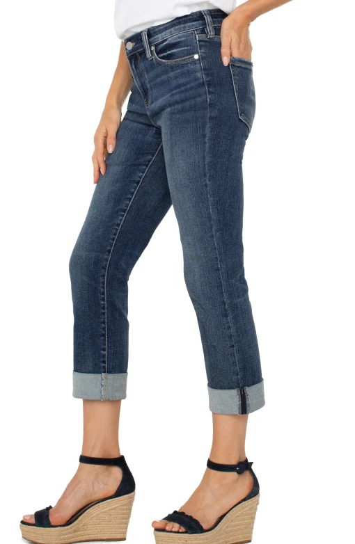 CHARLIE CROP WIDE ROLLED CUFF
