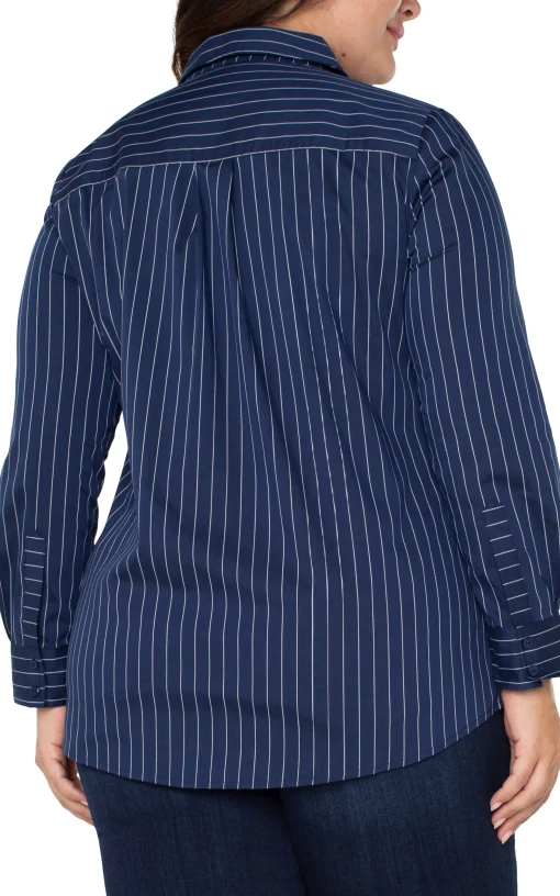 CLASSIC BUTTON FRONT POPLIN SHIRT