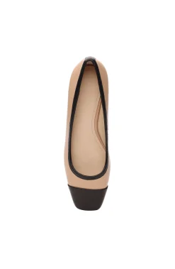 IRVINE ROUNDED TOE SLIP ON WITH BLOCK HEEL