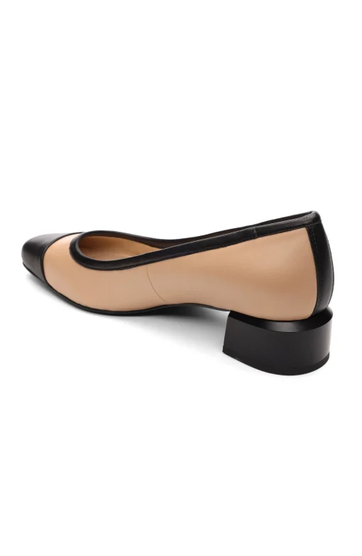 IRVINE ROUNDED TOE SLIP ON WITH BLOCK HEEL