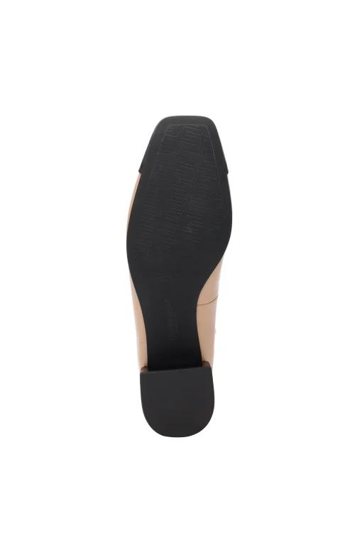 IRVINE ROUNDED TOE SLIP ON WITH BLOCK HEEL