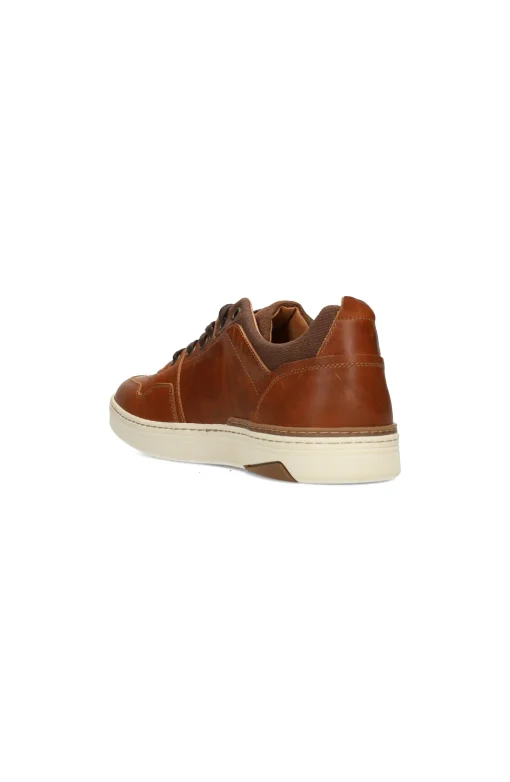 LAUNCH TEXTURED LEATHER SNEAKER