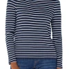 LONG SLEEVE BOATNECK KNIT TOP