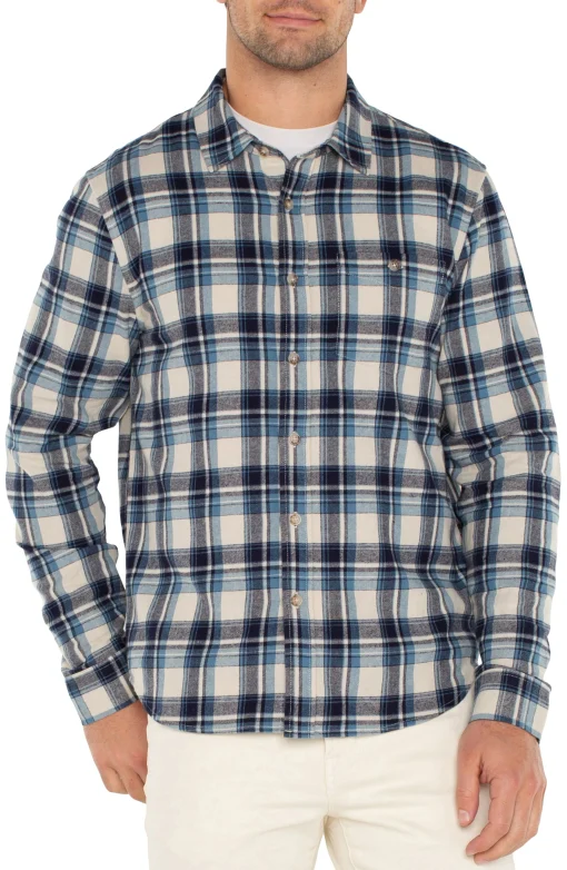 LONG SLEEVE BUTTON UP SHIRT