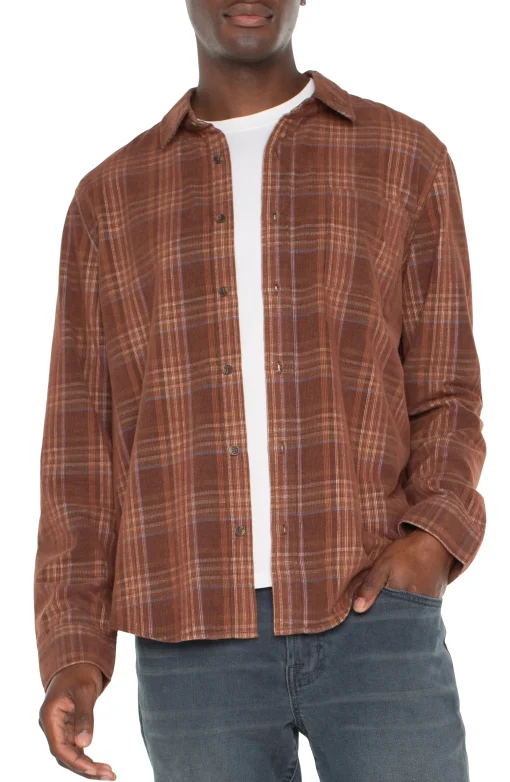 LONG SLEEVE BUTTON UP SHIRT
