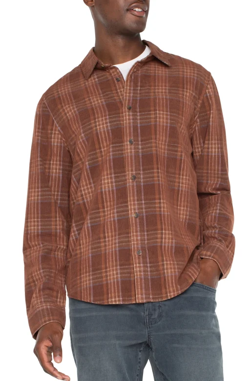 LONG SLEEVE BUTTON UP SHIRT
