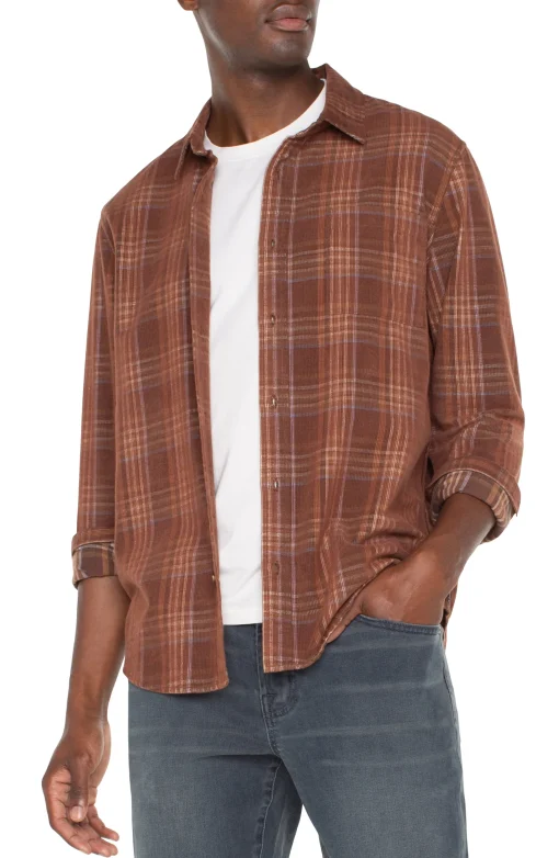 LONG SLEEVE BUTTON UP SHIRT