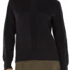 LONG SLEEVE CREW NECK RAGLAN SWEATER