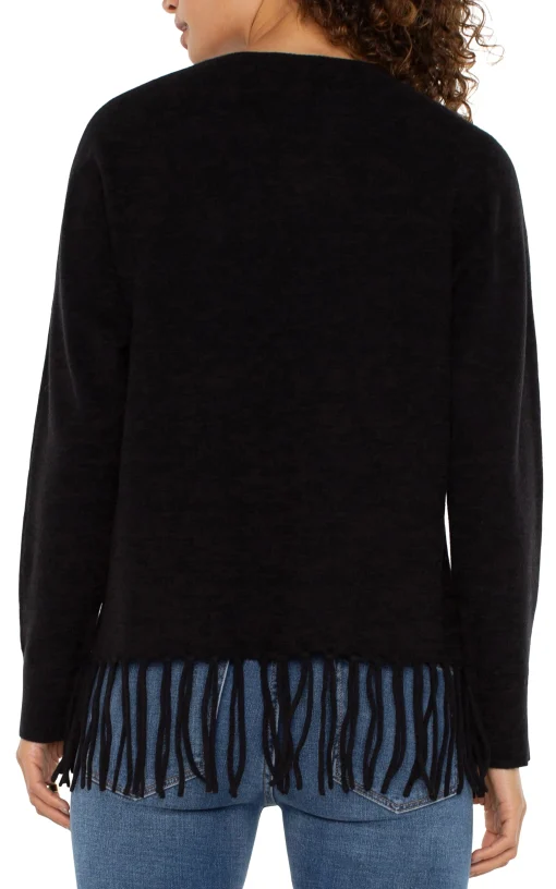 LONG SLEEVE SEAMLESS SWEATER