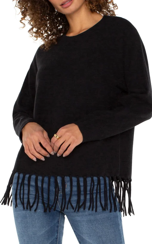 LONG SLEEVE SEAMLESS SWEATER