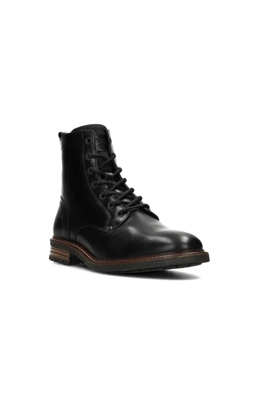 RICHARD BURNISHED LEATHER LACE UP BOOT