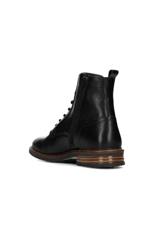 RICHARD BURNISHED LEATHER LACE UP BOOT