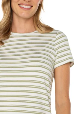 SHORT SLEEVE CREW NECK CLASSIC KNIT TEE
