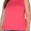 SLEEVELESS SCOOP NECK TANK