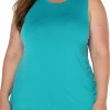 SLEEVELESS SCOOP NECK TANK