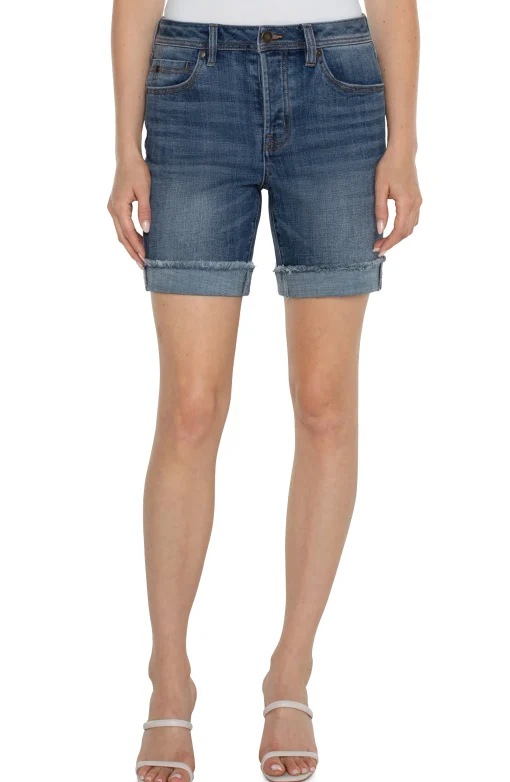 THE KEEPER SHORT WITH FRAY CUFF - ECO
