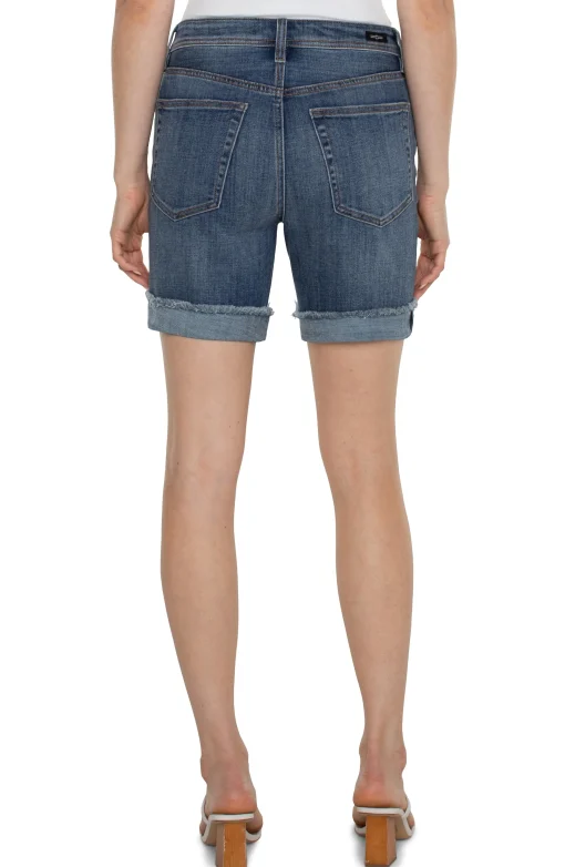 THE KEEPER SHORT WITH FRAY CUFF - ECO