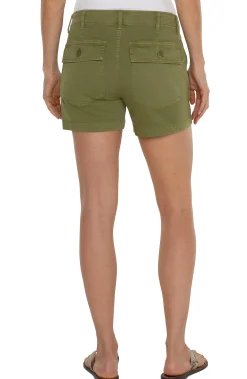 UTILITY SHORT WITH FLAP POCKETS